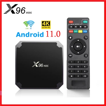 X96 MINI Android 11 TV Box|S905W2 Quad-core |2 GB RAM|16 GB ROM|2,4 G/5,8 G WiFi|4K HDR|H. 265|Smart TV Box
